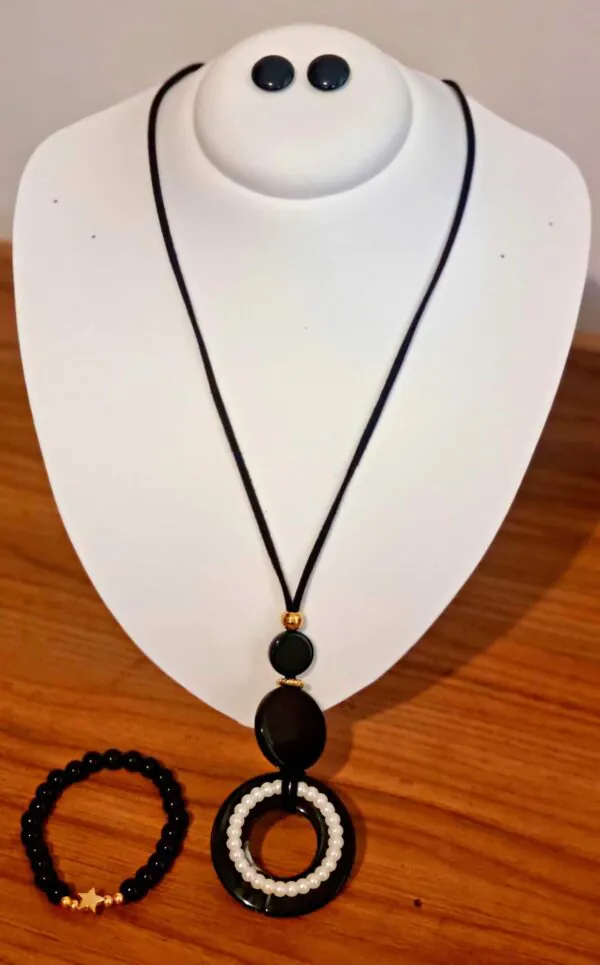 Conjunto Max colar Preto
